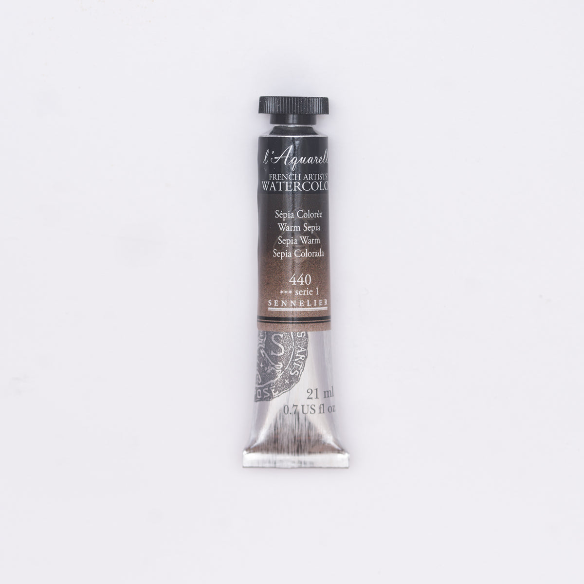 Sennelier Artist Watercolour 21ml Tube – Warm Sepia 440