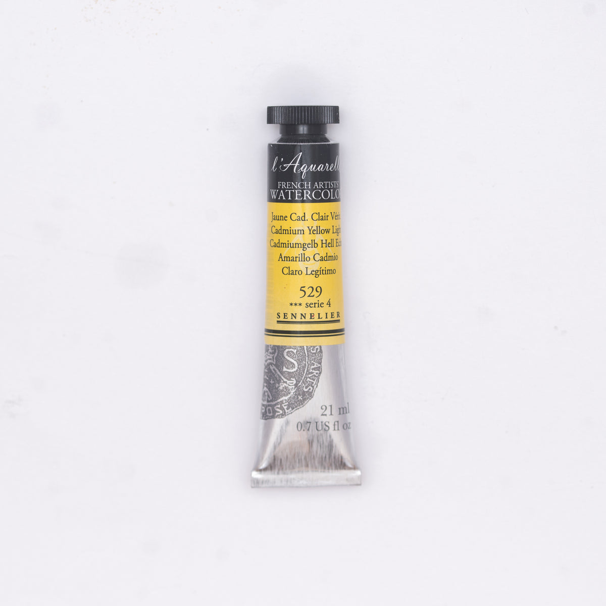 Sennelier Artist Watercolour 21ml Tube – Cadmium Yellow Light 529