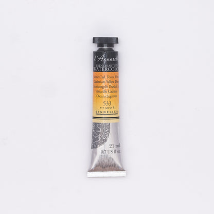 Sennelier Artist Watercolour 21ml Tube – Cadmium Yellow Deep 533