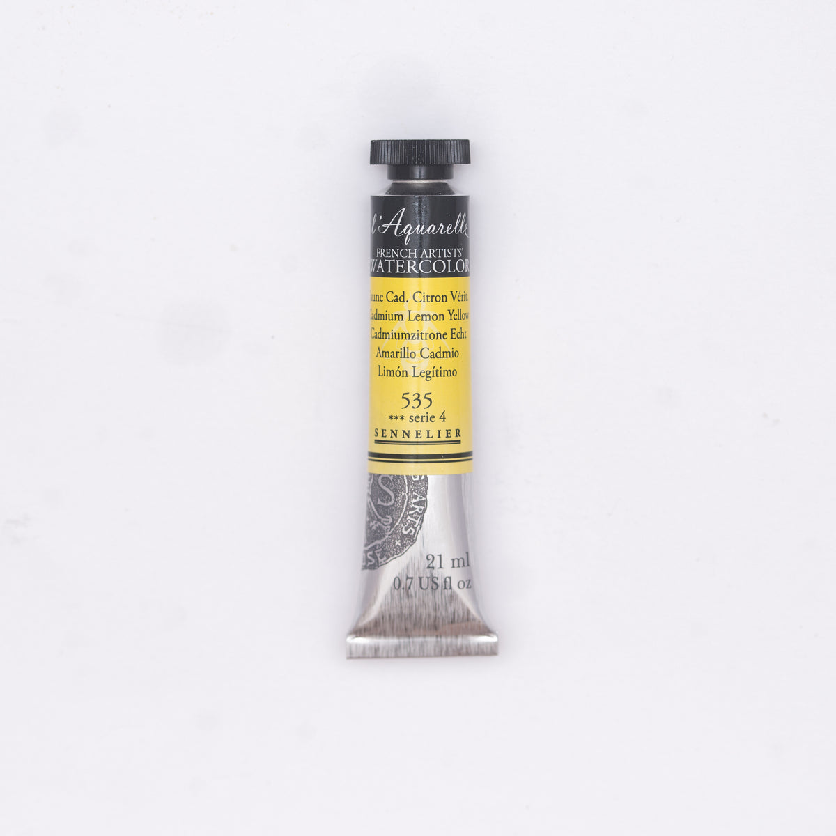 Sennelier Artist Watercolour 21ml Tube – Cadmium Lemon Yellow 535