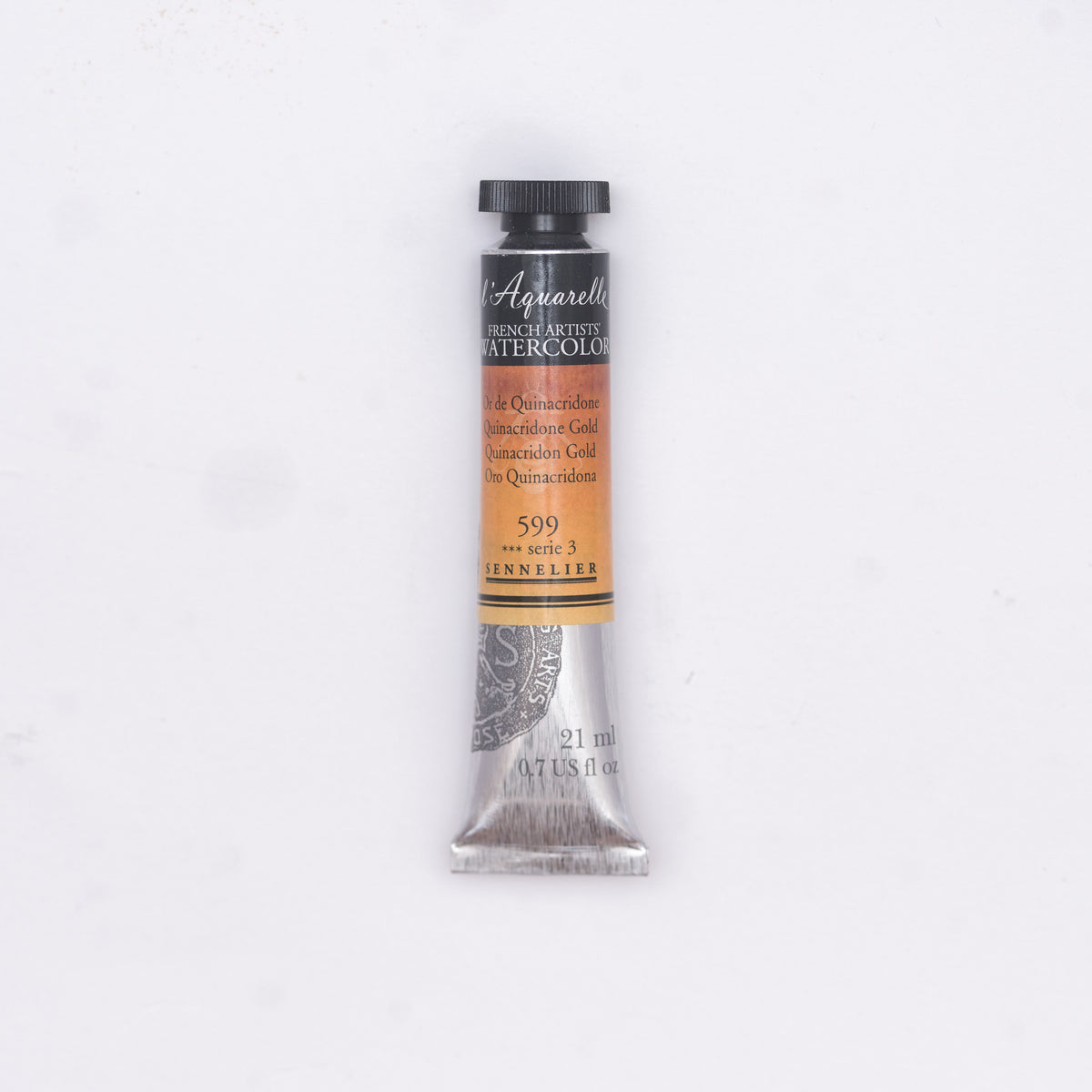 Sennelier Artist Watercolour 21ml Tube – Quinacridone Gold 599