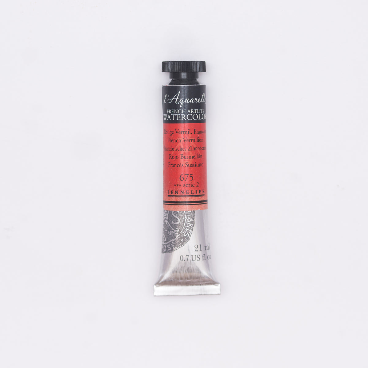Sennelier Artist Watercolour 21ml Tube – French Vermilion 675