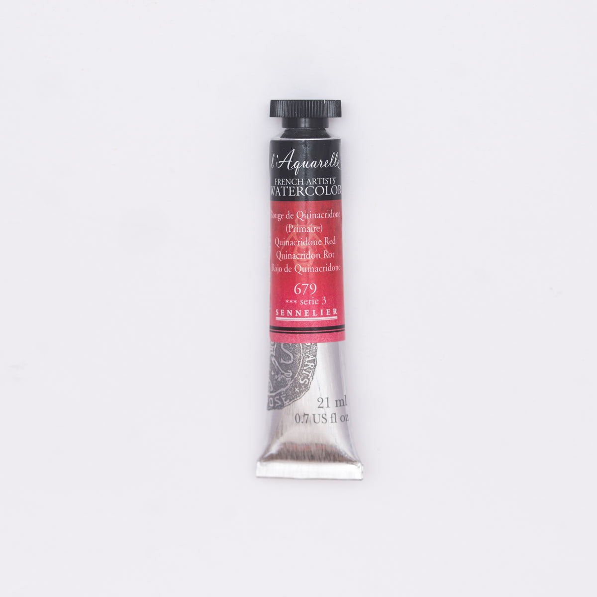 Sennelier Artist Watercolour 21ml Tube – Quinacridone Red 679