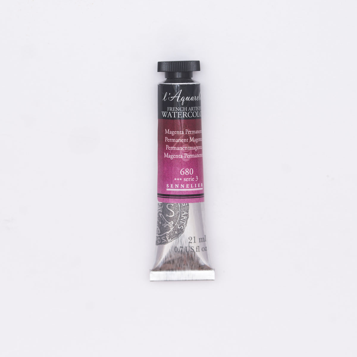 Sennelier Artist Watercolour 21ml Tube – Permanent Magenta 680