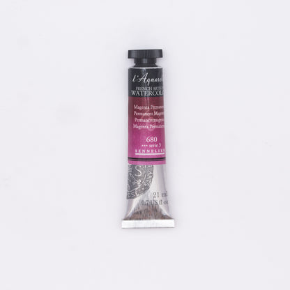 Sennelier Artist Watercolour 21ml Tube – Permanent Magenta 680