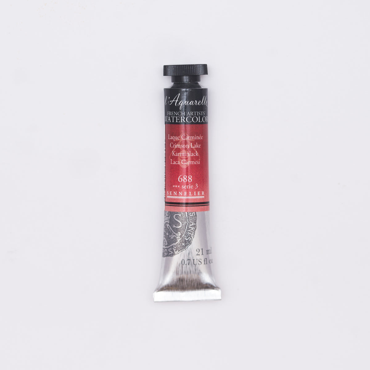 Sennelier Artist Watercolour 21ml Tube – Crimson Lake 688