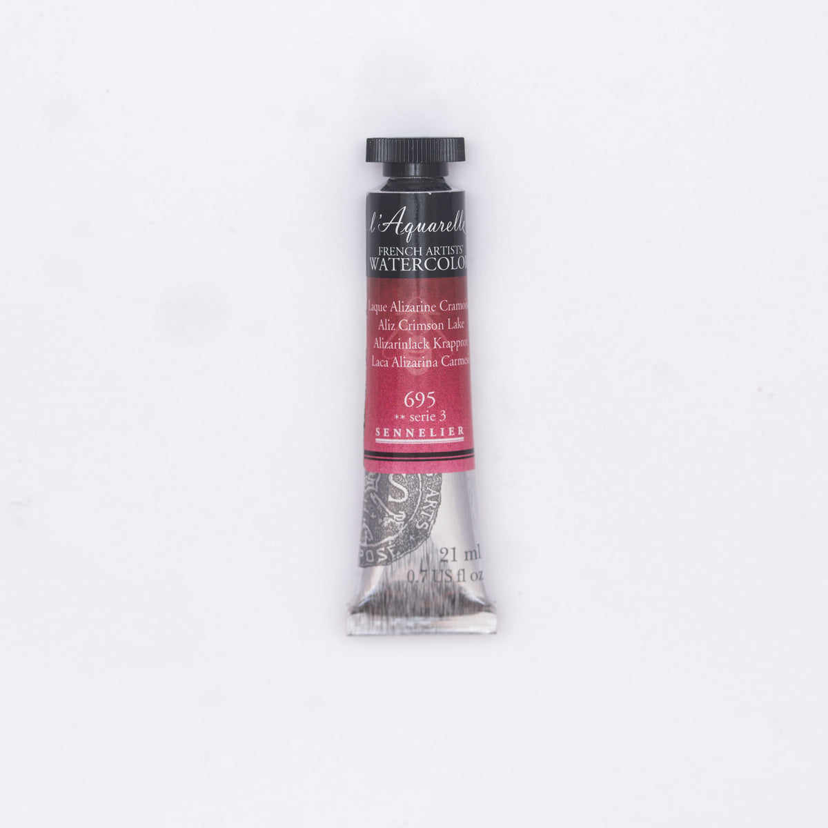 Sennelier Artist Watercolour 21ml Tube – Alizarin Crimson Lake 695