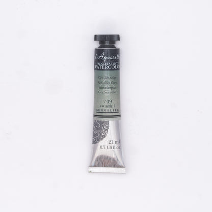 Sennelier Artist Watercolour 21ml Tube – Sennelier Grey 709