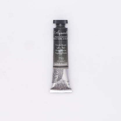 Sennelier Artist Watercolour 21ml Tube – Lamp Black 753
