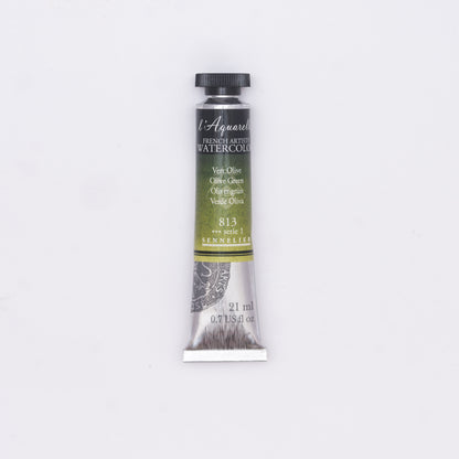 Sennelier Artist Watercolour 21ml Tube – Olive Green 813