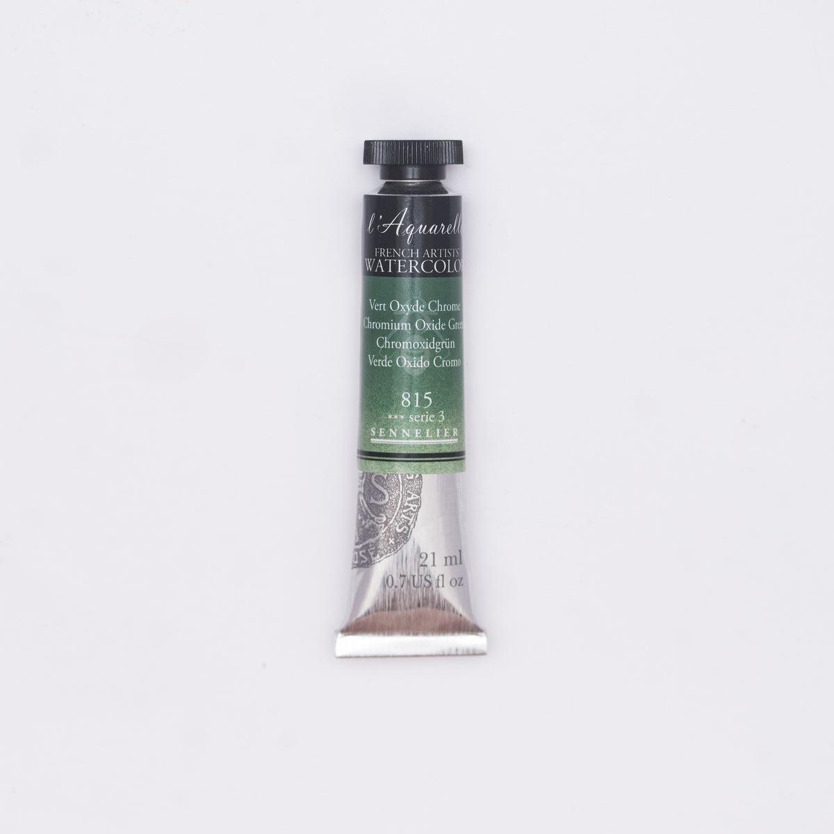 Sennelier Artist Watercolour 21ml Tube – Chromium Oxide Green 815