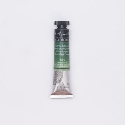 Sennelier Artist Watercolour 21ml Tube – Chromium Oxide Green 815