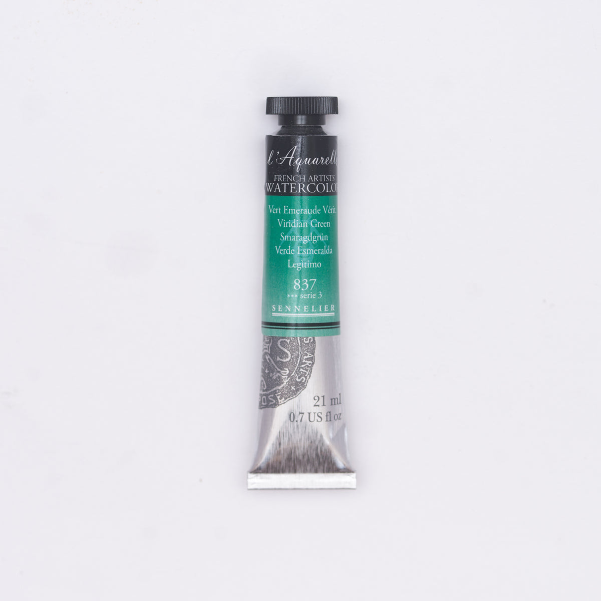 Sennelier Artist Watercolour 21ml Tube – Viridian Green 837