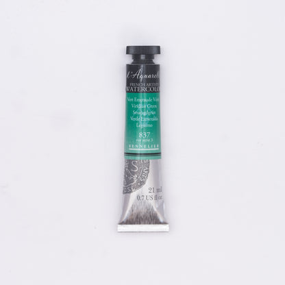 Sennelier Artist Watercolour 21ml Tube – Viridian Green 837