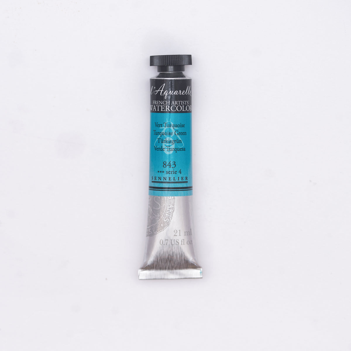 Sennelier Artist Watercolour 21ml Tube – Turquoise Green 843