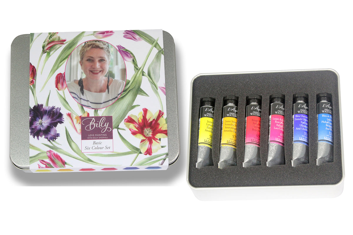 Sennelier Billy Showell Basic Watercolour Set – 6 x 10ml Tubes
