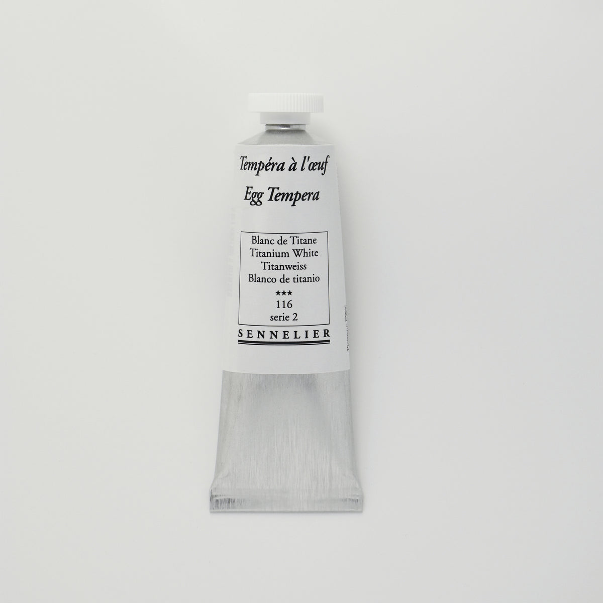 Sennelier Egg Tempera 21ml – Titanium White 116