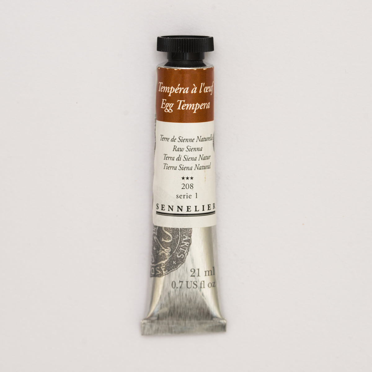 Sennelier Egg Tempera 21ml – Raw Sienna 208