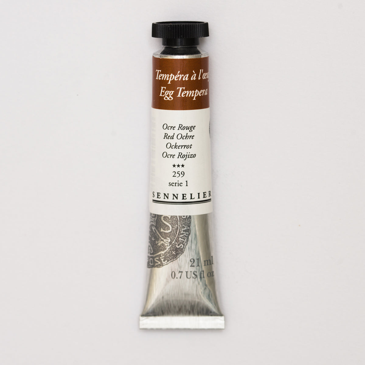 Sennelier Egg Tempera 21ml – Red Ochre 259