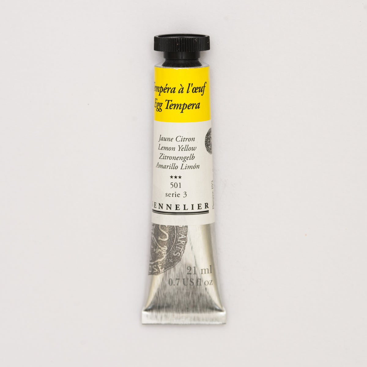Sennelier Egg Tempera 21ml – Lemon Yellow 501