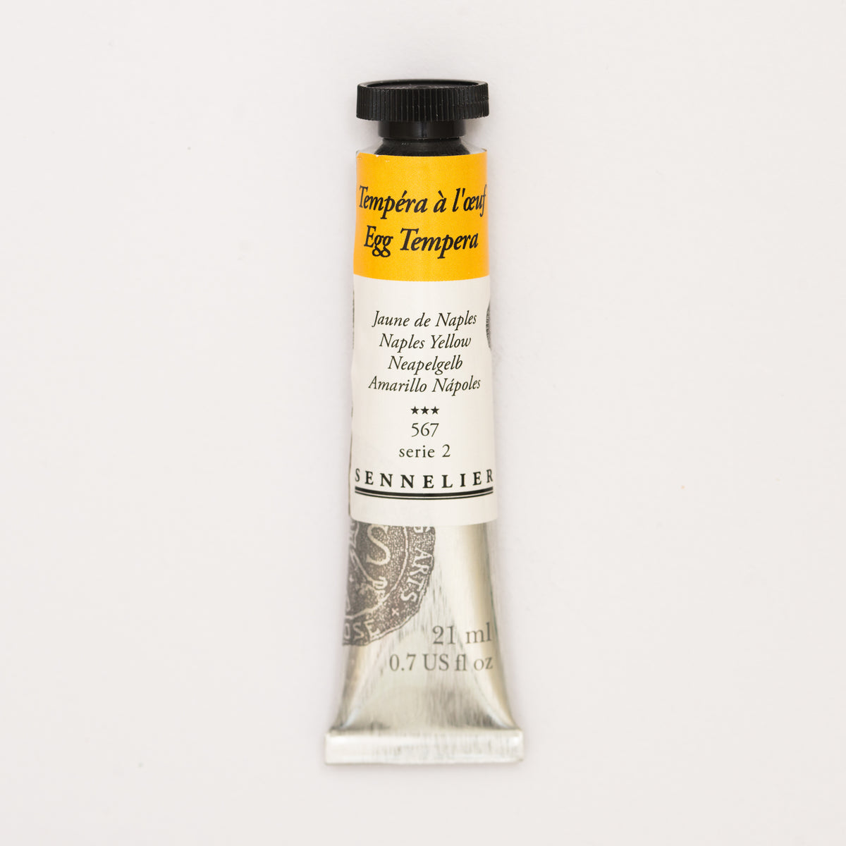 Sennelier Egg Tempera 21ml – Naples Yellow Hue 567