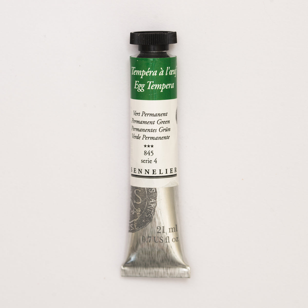Sennelier Egg Tempera 21ml – Permanent Green 845
