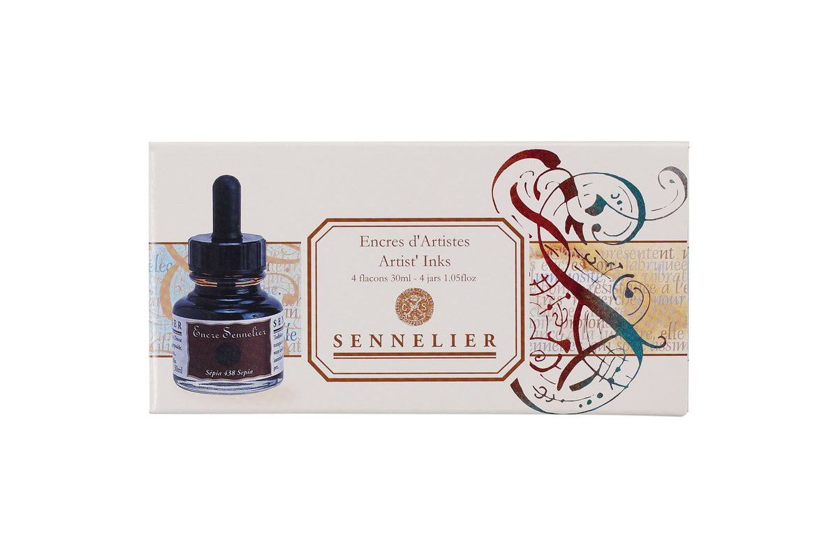 Sennelier Artist Ink Set – 4 x 30ml