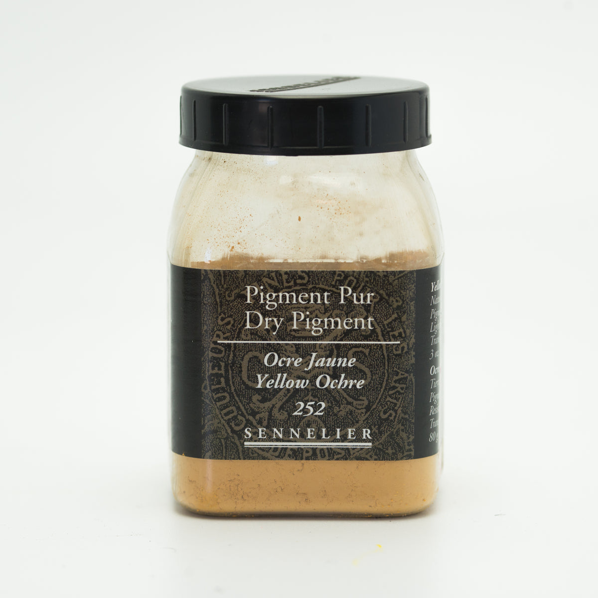 Sennelier Pure Pigment 80g Jar – Yellow Ochre 252