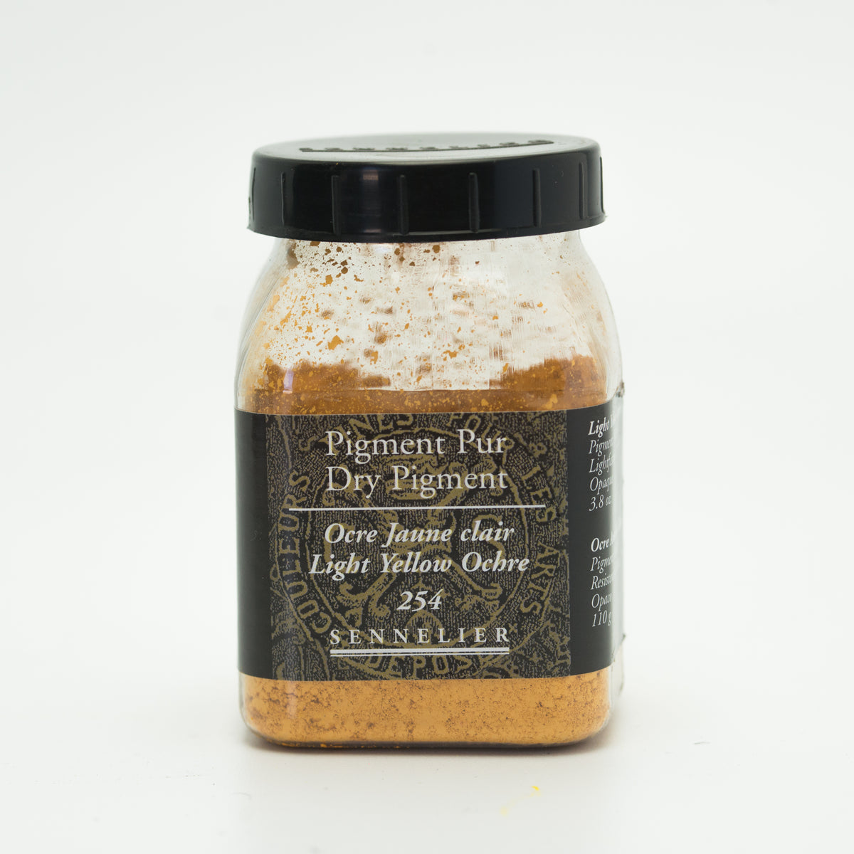 Sennelier Pure Pigment 110g Jar – Light Yellow Ochre 254
