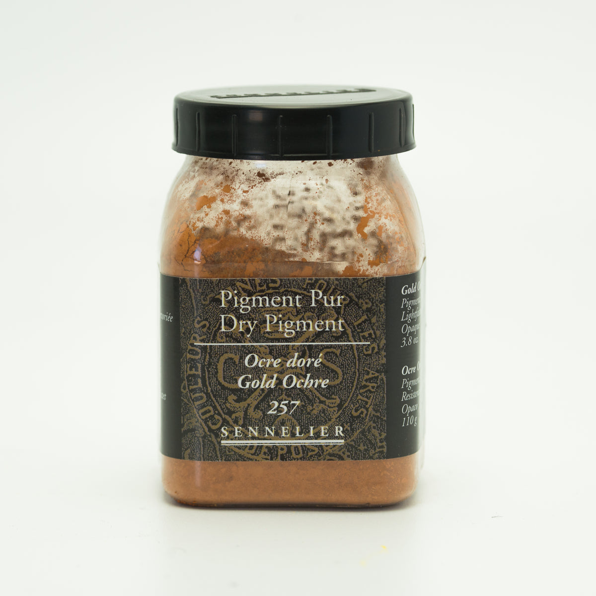 Sennelier Pure Pigment 110g Jar – Gold Ochre 257