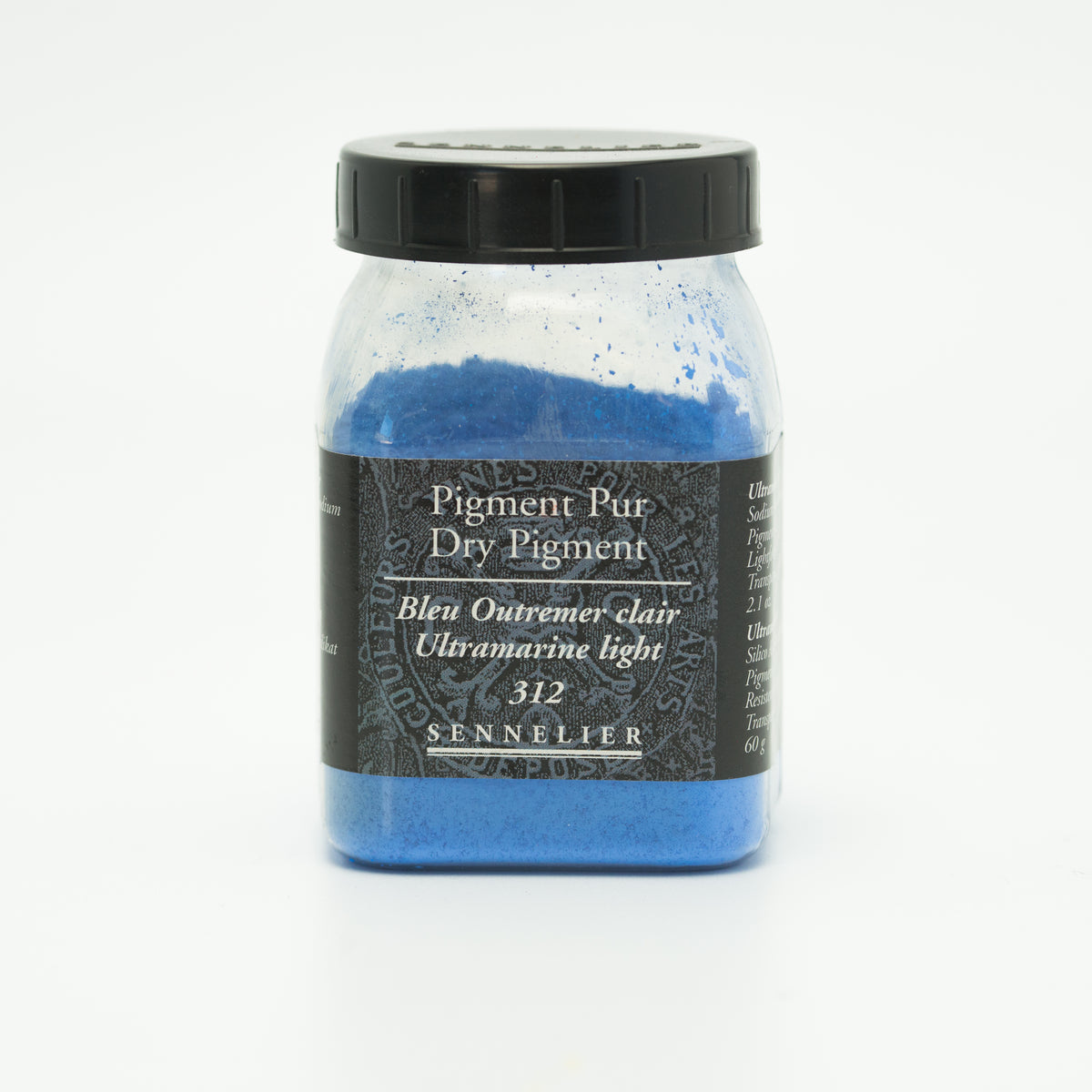 Sennelier Pure Pigment 60g Jar – Ultramarine Light 312
