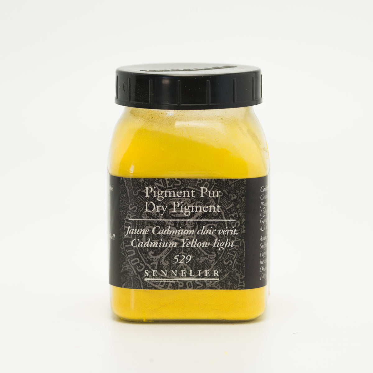 Sennelier Pure Pigment 140g Jar – Cadmium Yellow Light 529