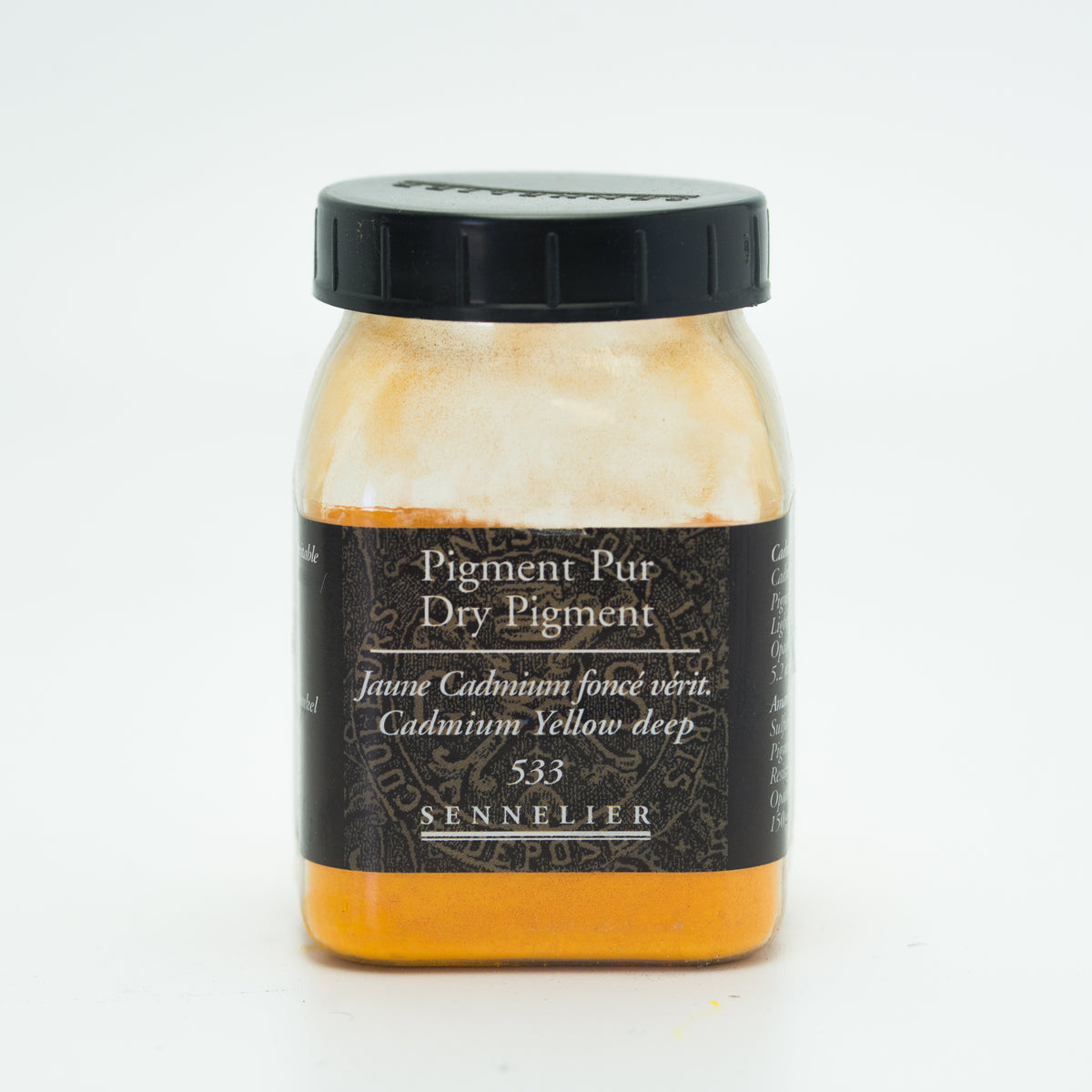 Sennelier Pure Pigment 150g Jar – Cadmium Yellow Deep 533