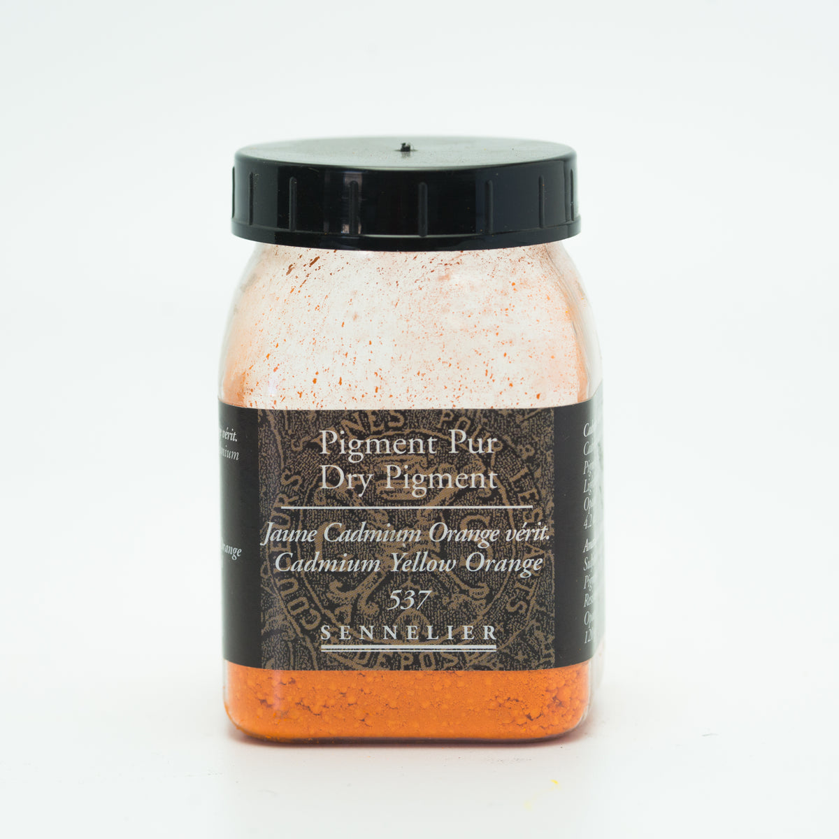 Sennelier Pure Pigment 120g Jar – Cadmium Yellow Orange 537