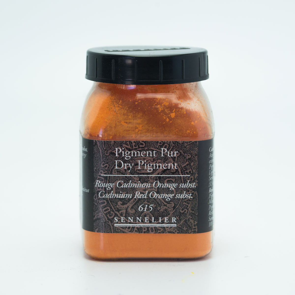 Sennelier Pure Pigment 100g Jar – Cadmium Red Orange Hue 615