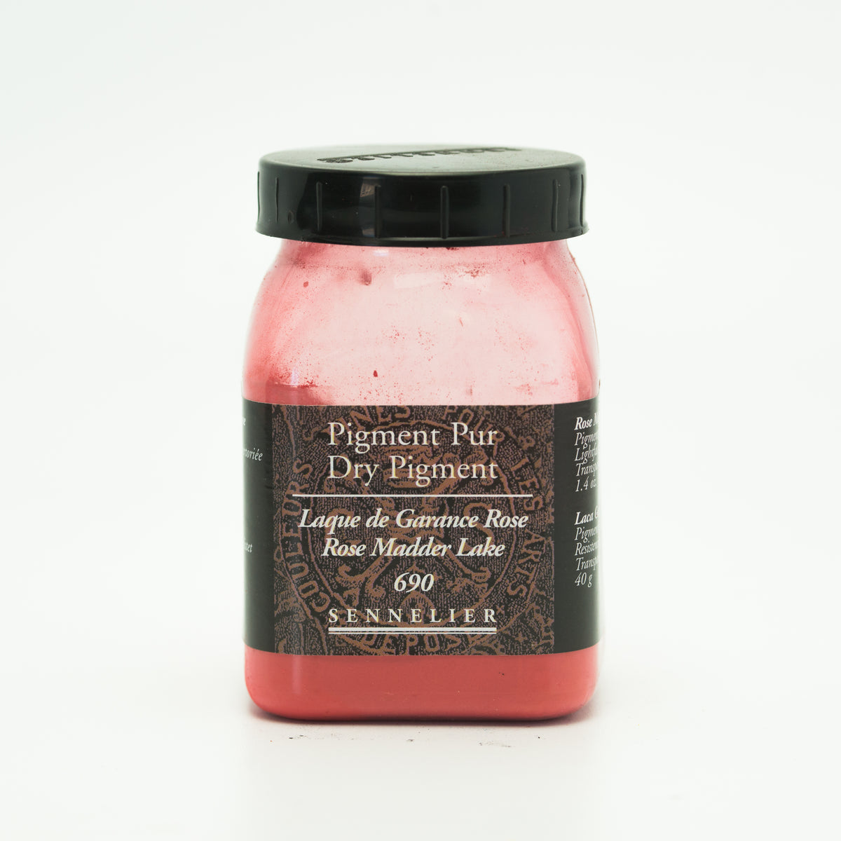 Sennelier Pure Pigment 40g Jar – Rose Madder Lake 690