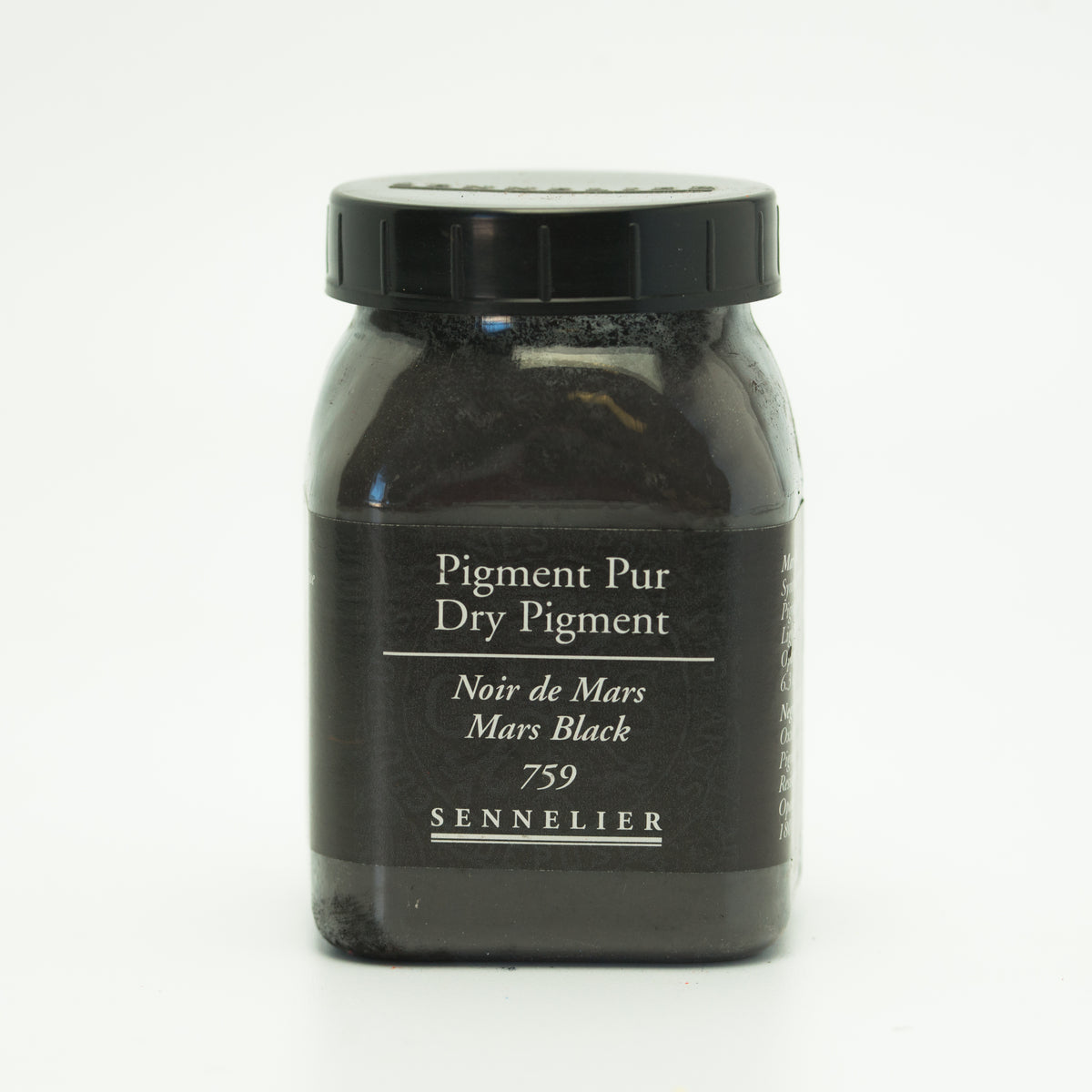 Sennelier Pure Pigment 180g Jar – Mars Black 759