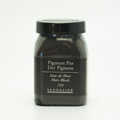 Sennelier Pure Pigment 180g Jar – Mars Black 759