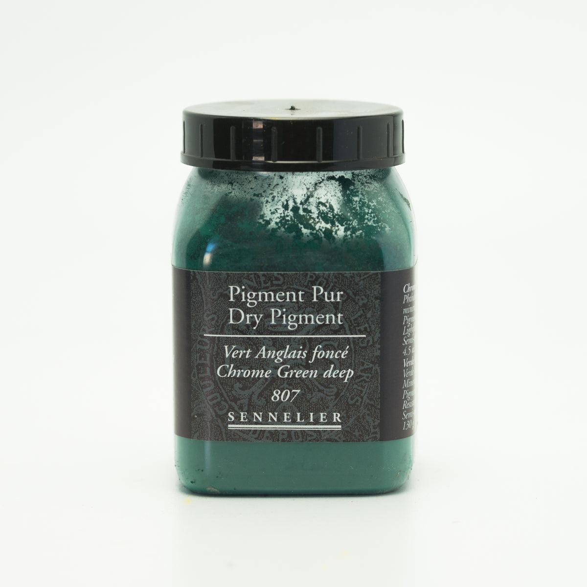 Sennelier Pure Pigment 130g Jar – Chrome Green Deep 807