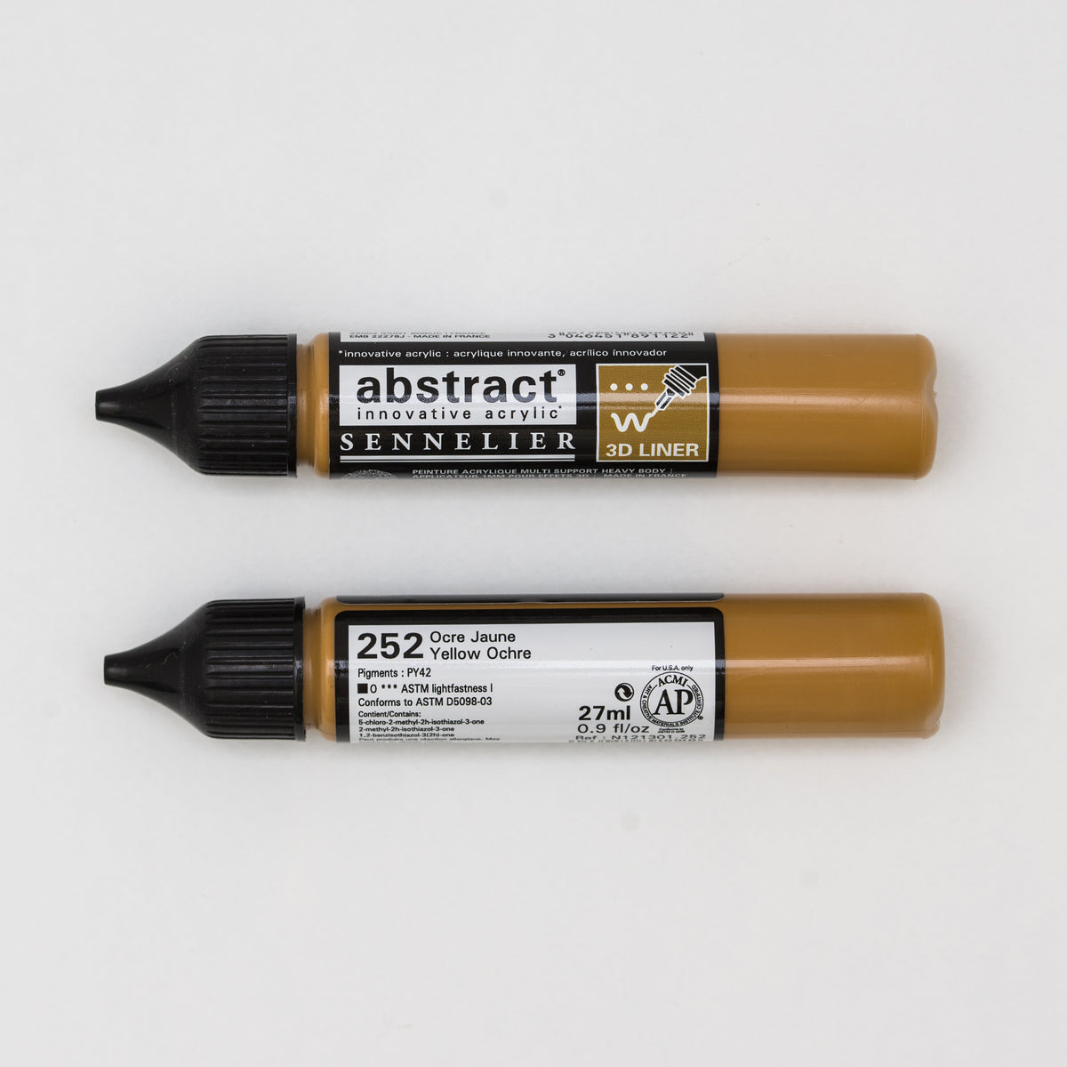 Sennelier Abstract Acrylic Liner 27ml – Yellow Ochre 252