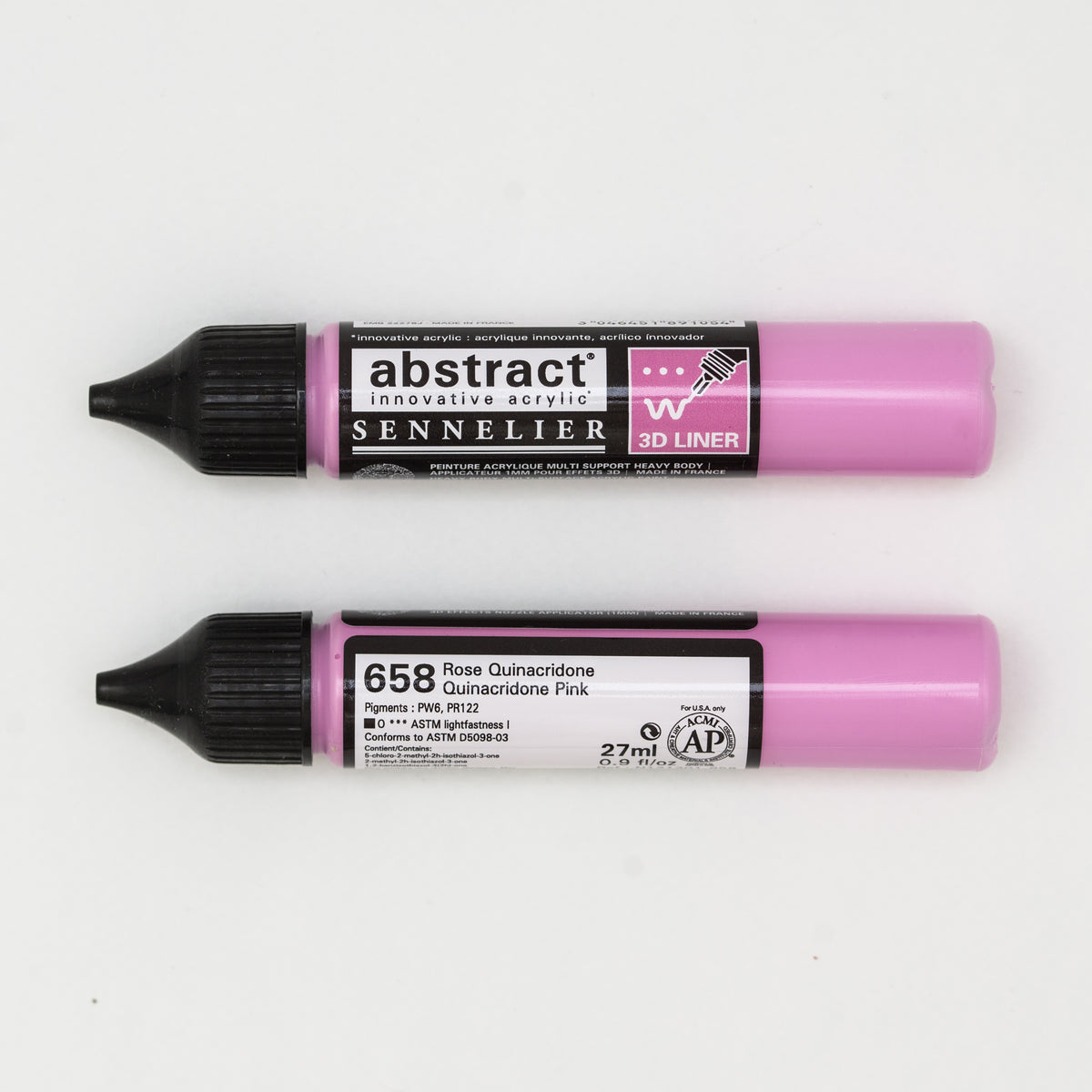 Sennelier Abstract Acrylic Liner 27ml – Quinacridone Pink 658