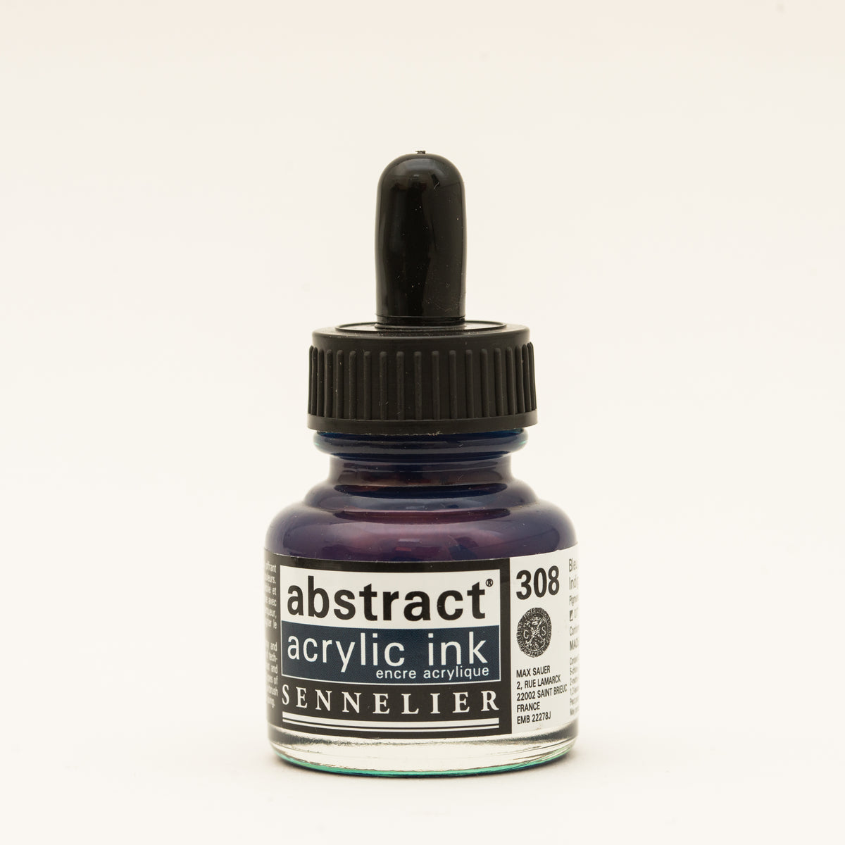 Sennelier Abstract Acrylic Ink 30ml – Indigo Blue 308