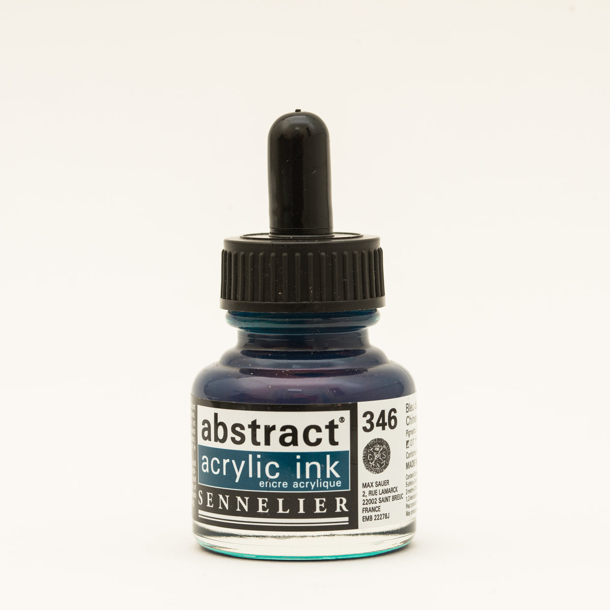 Sennelier Abstract Acrylic Ink 30ml – Chinese Blue 346