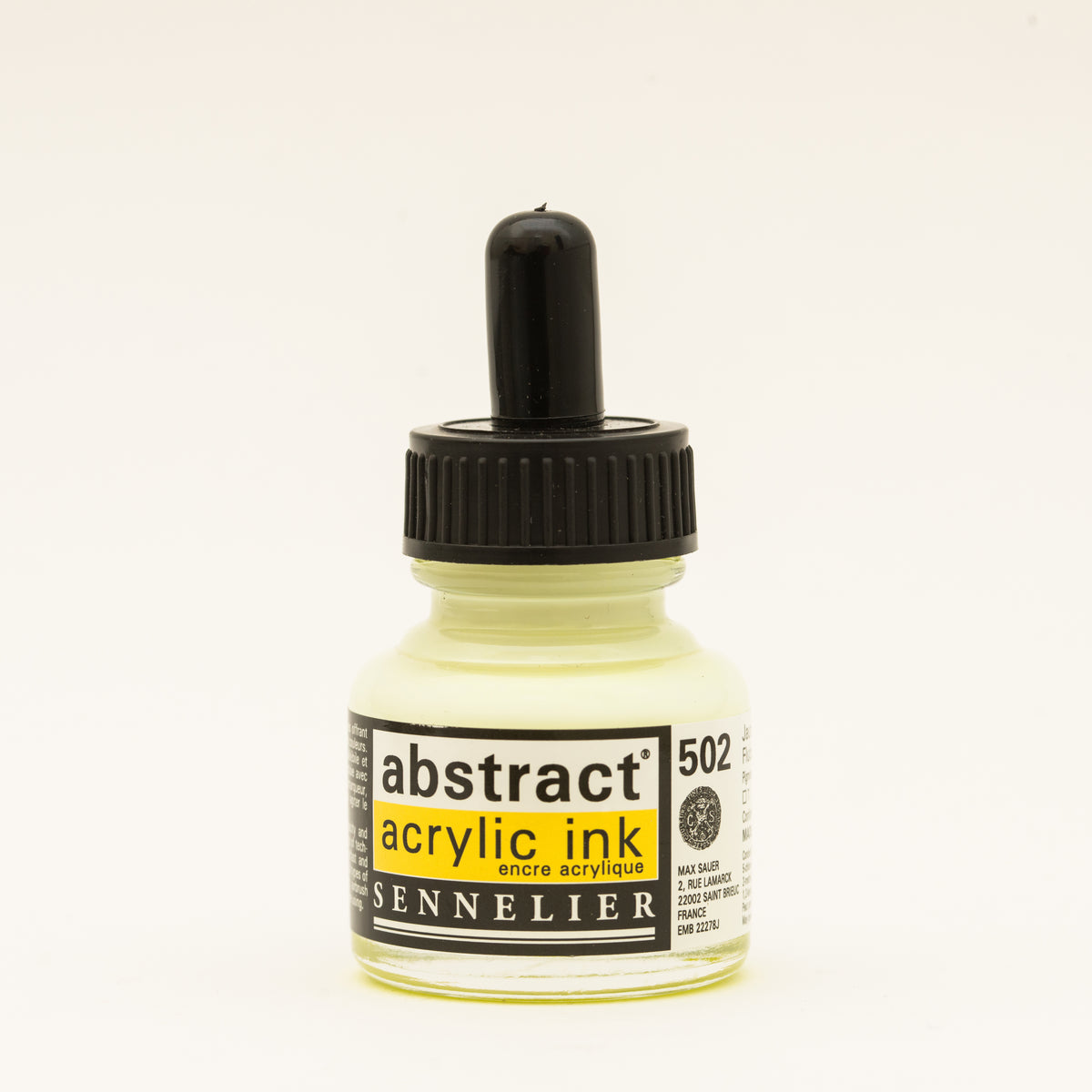 Sennelier Abstract Acrylic Ink 30ml – Fluorescent Yellow 502