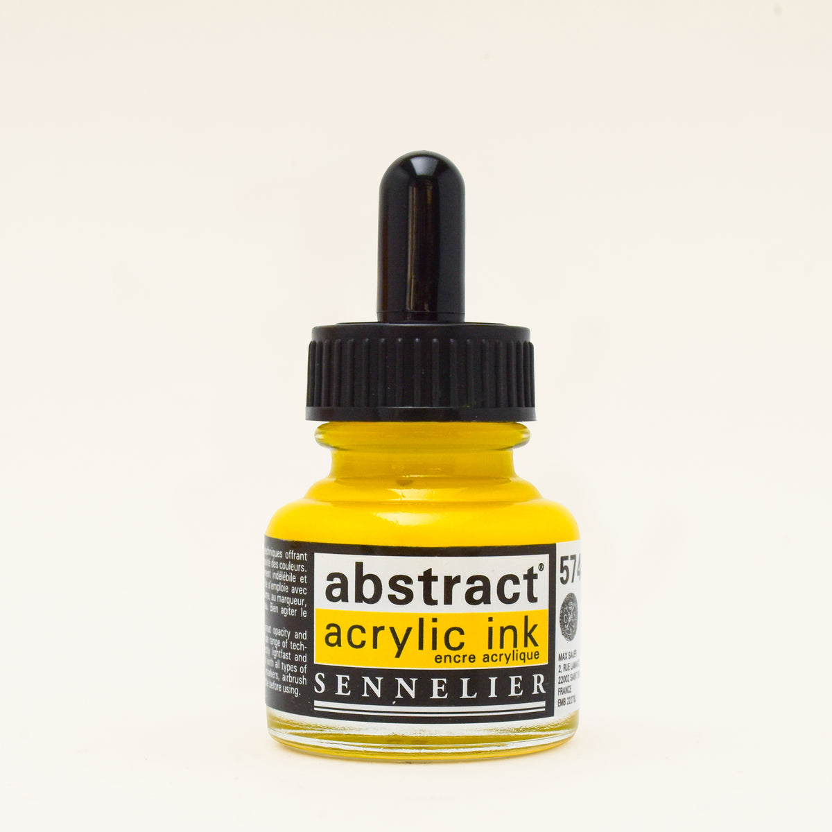 Sennelier Abstract Acrylic Ink 30ml – Primary Yellow 574