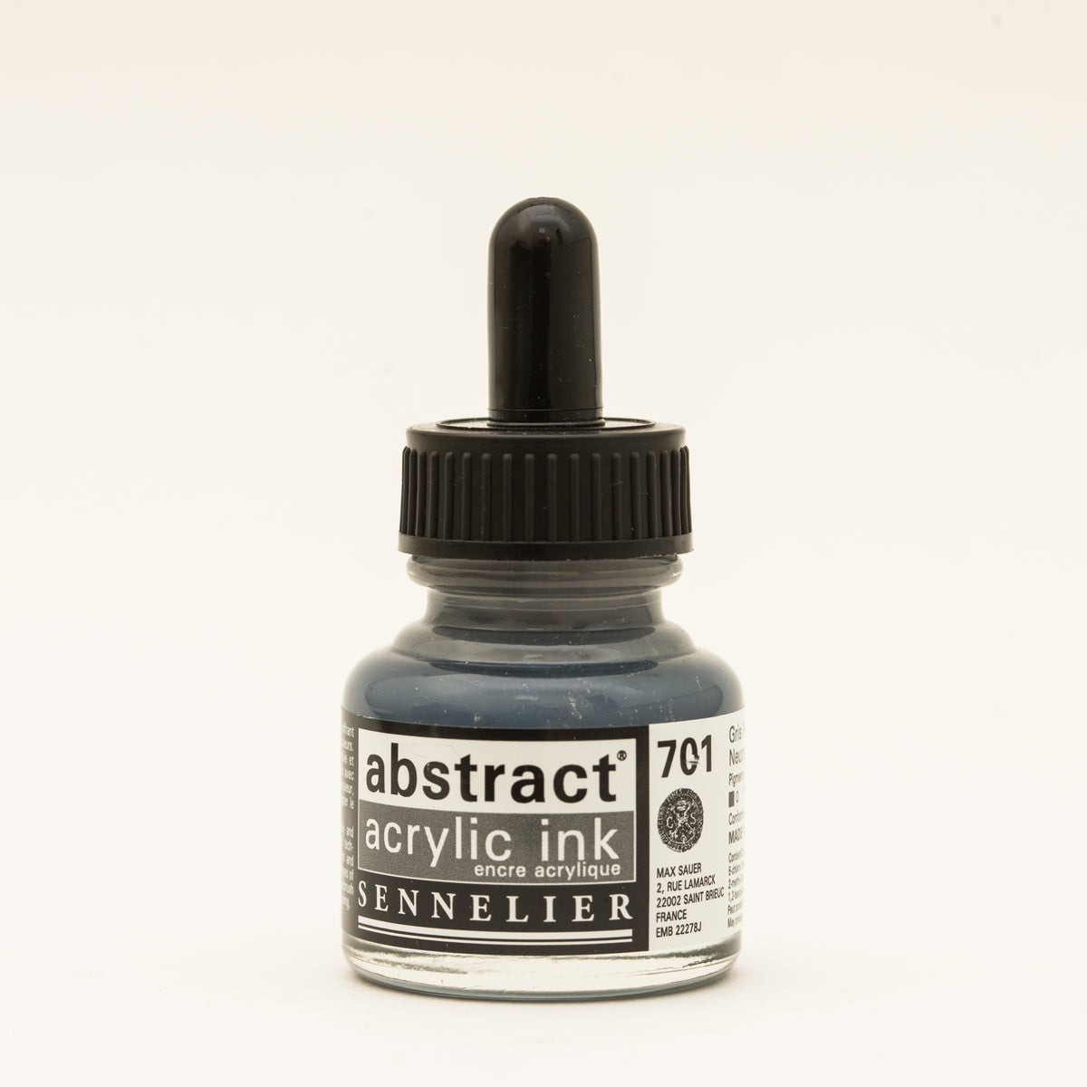 Sennelier Abstract Acrylic Ink 30ml – Neutral Grey 701