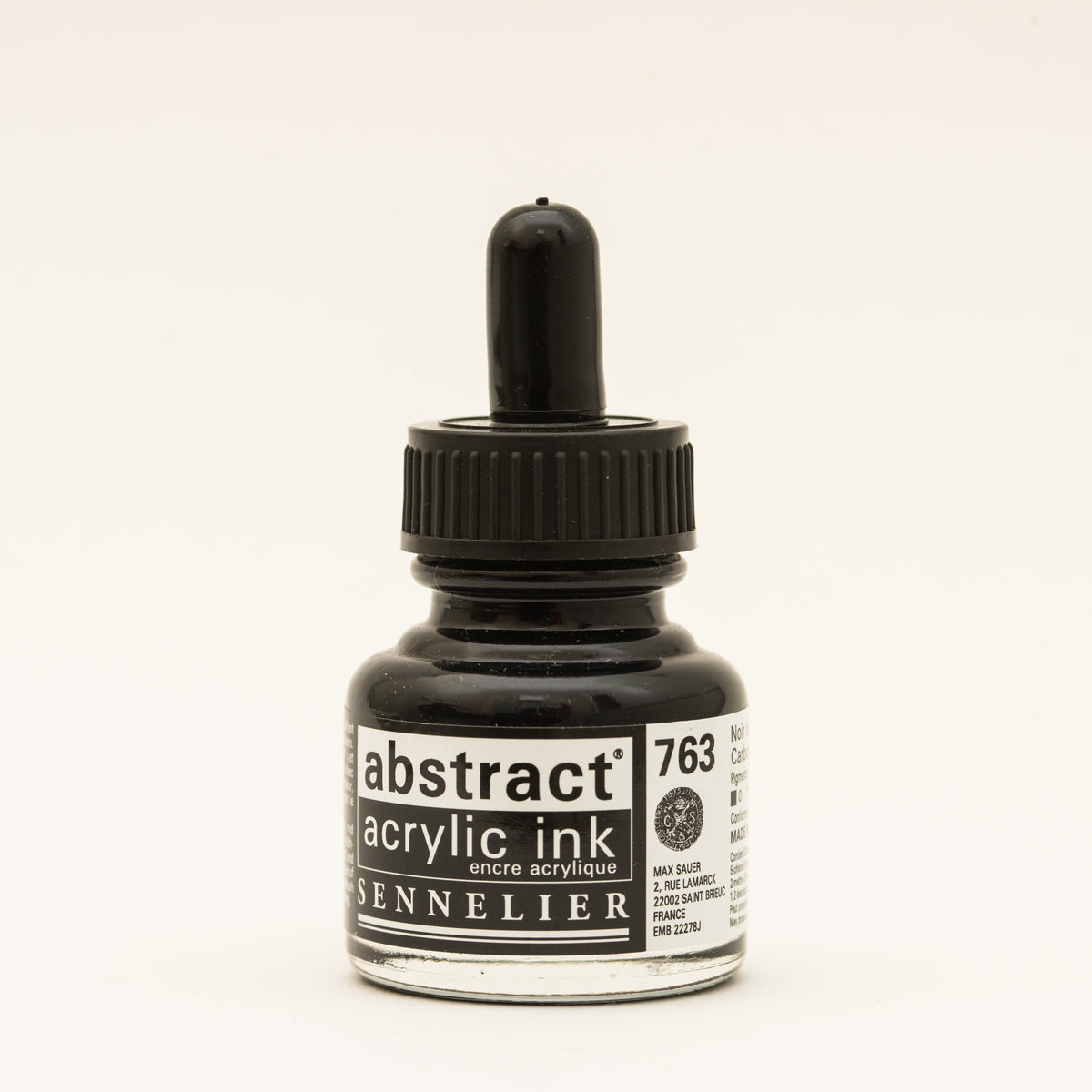 Sennelier Abstract Acrylic Ink 30ml – Carbon Black 763