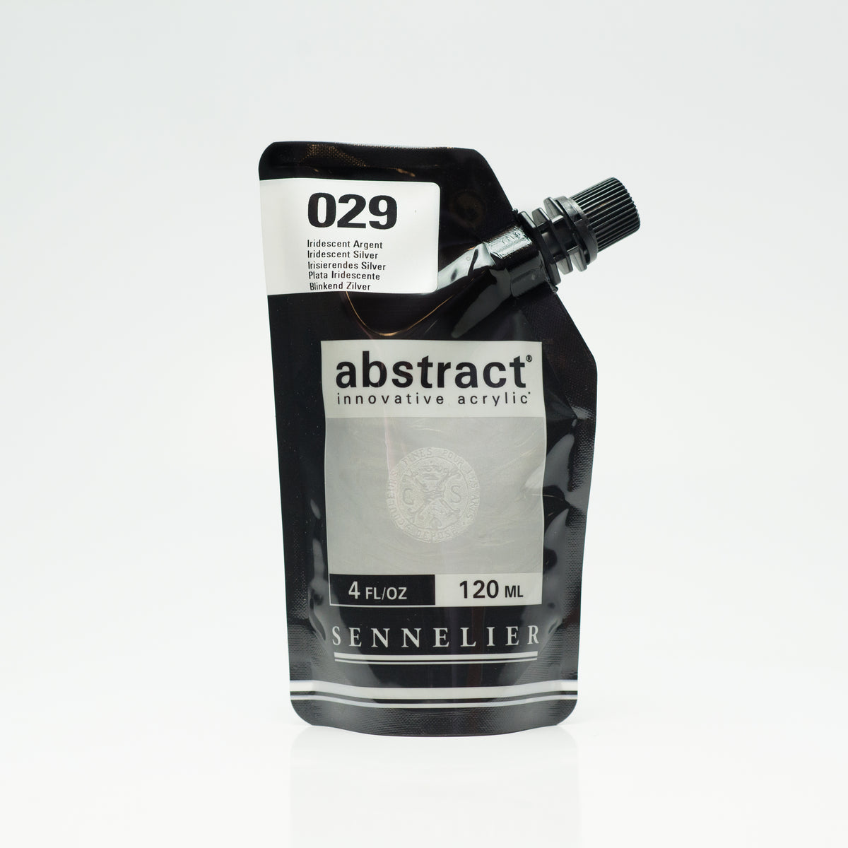 Sennelier Abstract Acrylic 120ml – Iridescent Silver 029