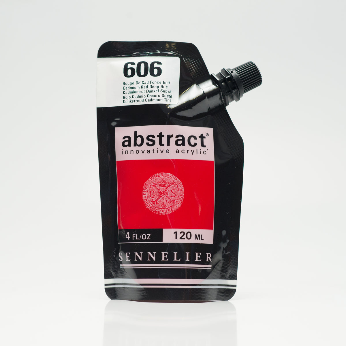 Sennelier Abstract Acrylic 120ml – Cadmium Red Deep Hue 606