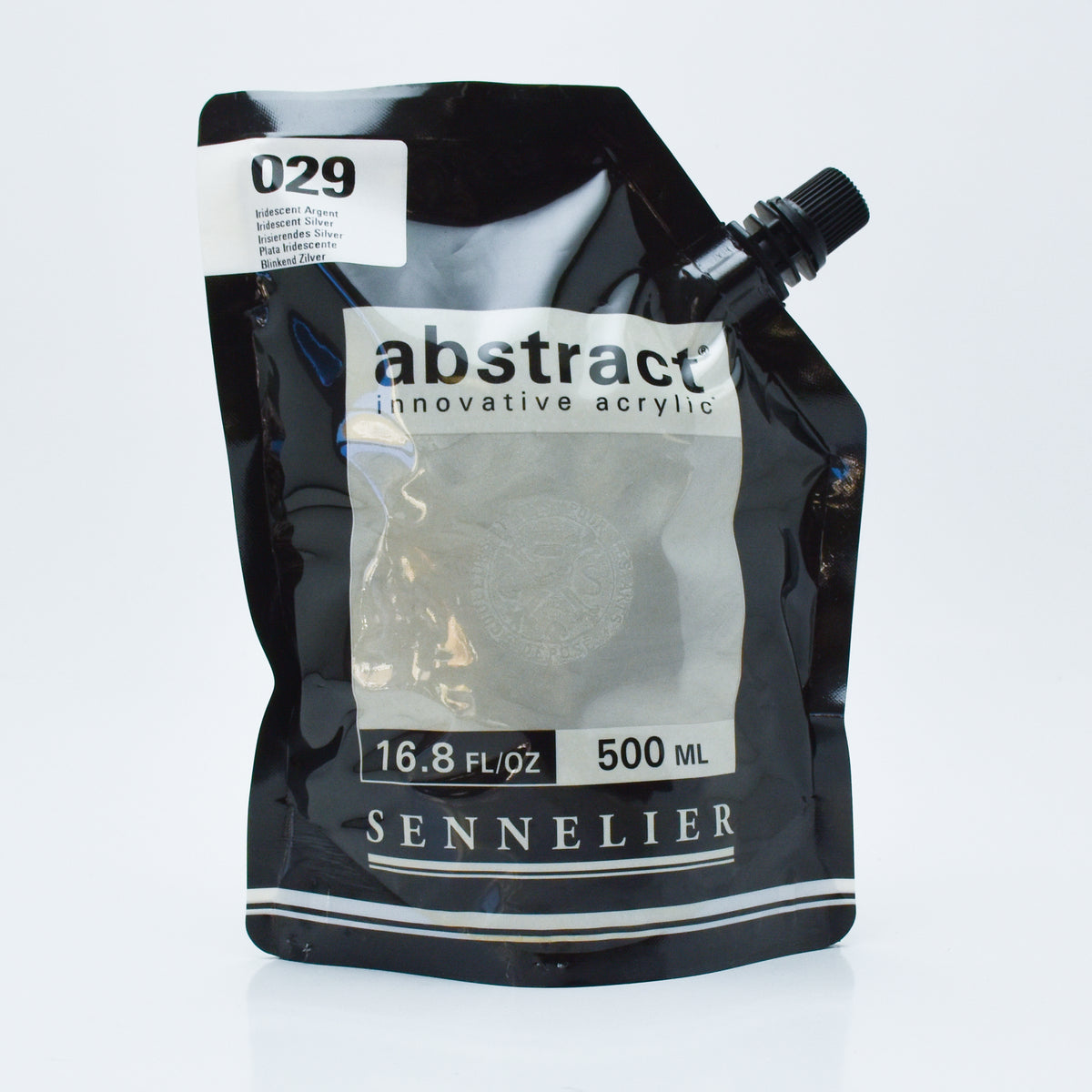 Sennelier Abstract Acrylic 500ml – Iridescent Silver 029